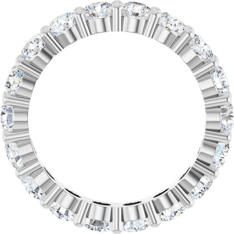 10K White Gold 2 3/4 CTW Lab-Grown Diamond Eternity Band Size 7