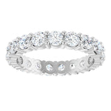 14K White Gold 2 1/4 CTW Lab-Grown Diamond Eternity Band Size 7