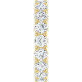 14K Yellow Gold 3 1/4 CTW Lab-Grown Diamond Eternity Band Size 7