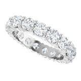10K White Gold 3 1/2 CTW Lab-Grown Diamond Eternity Band Size 7