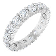 10K White Gold 2 3/4 CTW Lab-Grown Diamond Eternity Band Size 7