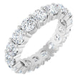 10K White Gold 3 1/2 CTW Lab-Grown Diamond Eternity Band Size 7