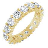 14K Yellow Gold 3 1/2 CTW Lab-Grown Diamond Eternity Band Size 7