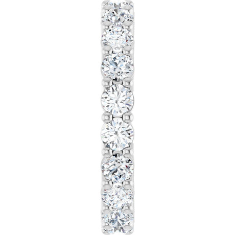 Platinum 1 5/8 CTW Lab-Grown Diamond Eternity Band Size 4.5