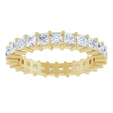 14K Yellow 2 1/3 CTW Natural Diamond Eternity Band Size 7