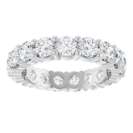 10K White Gold 3 1/2 CTW Lab-Grown Diamond Eternity Band Size 7