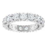 10K White Gold 3 1/2 CTW Lab-Grown Diamond Eternity Band Size 7