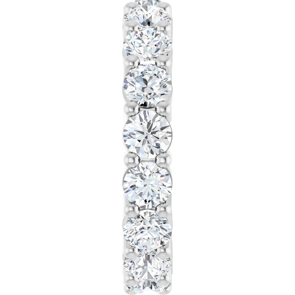 10K White Gold 3 1/2 CTW Lab-Grown Diamond Eternity Band Size 7