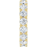 14K Yellow Gold 3 1/2 CTW Lab-Grown Diamond Eternity Band Size 7
