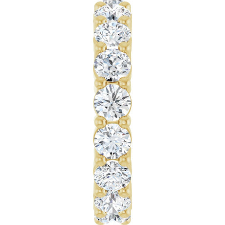 14K Yellow Gold 3 1/2 CTW Lab-Grown Diamond Eternity Band Size 7