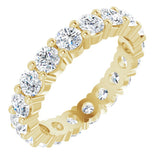 14K Yellow Gold 2 7/8 CTW Lab-Grown Diamond Eternity Band Size 7.5