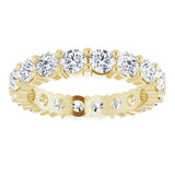 14K Yellow Gold 2 7/8 CTW Lab-Grown Diamond Eternity Band Size 7.5