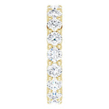 14K Yellow Gold 2 7/8 CTW Lab-Grown Diamond Eternity Band Size 7.5