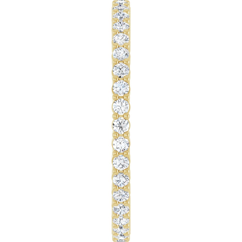 14K Yellow 5/8 CTW Lab-Grown Diamond Eternity Band Size 8