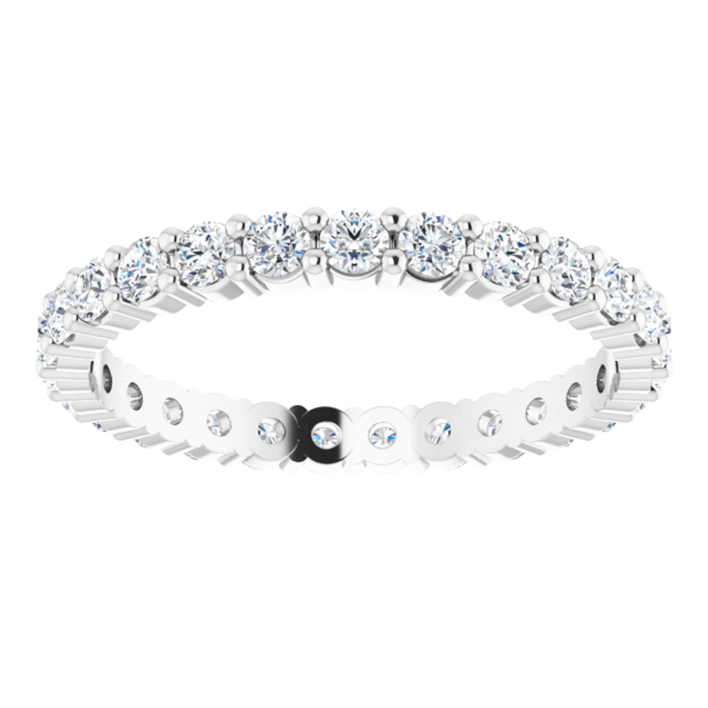 Platinum 1 1/3 CTW Lab-Grown Diamond Eternity Band Size 7
