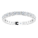 Platinum 1 1/3 CTW Lab-Grown Diamond Eternity Band Size 7
