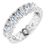 14K White Gold 3 3/4 CTW Lab-Grown Diamond Eternity Band Size 8