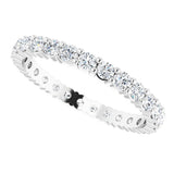 Platinum 1 1/3 CTW Lab-Grown Diamond Eternity Band Size 7
