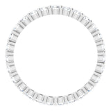 Platinum 1 1/3 CTW Lab-Grown Diamond Eternity Band Size 7