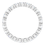 14K White 1 1/4 CTW Lab-Grown Diamond Eternity Band Size 5