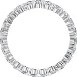 14K White 1 3/8 CTW Lab-Grown Diamond Eternity Band