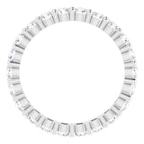 Platinum 1 1/3 CTW Natural Diamond Eternity Band Size 6