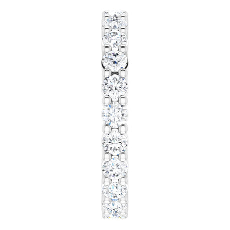 Platinum 1 1/3 CTW Natural Diamond Eternity Band Size 6