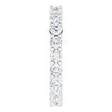 Platinum 1 1/3 CTW Natural Diamond Eternity Band Size 6