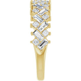 14K Yellow 9/10 CTW Natural Diamond Anniversary Band