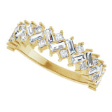 14K Yellow 9/10 CTW Natural Diamond Anniversary Band