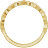 14K Yellow Gold 1/8 CTW Natural Diamond Anniversary Band