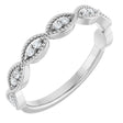 Platinum 1/8 CTW Natural Diamond Anniversary Band