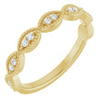 14K Yellow Gold 1/8 CTW Natural Diamond Anniversary Band