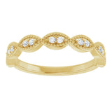 14K Yellow Gold 1/8 CTW Natural Diamond Anniversary Band