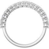 14K White 1/2CTW Natural Diamond Anniversary Band
