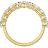 14K Yellow Gold 1 CTW Lab-Grown Diamond Anniversary Band