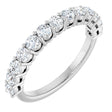 14K White 3/4 CTW Natural Diamond Anniversary Band