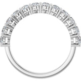 14K White Gold 1 CTW Lab-Grown Diamond Anniversary Band