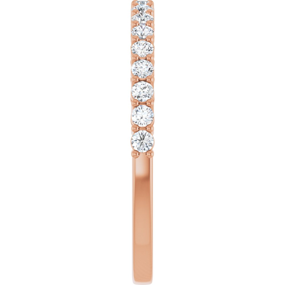 14K Rose Gold 1/3 CTW Lab-Grown Diamond Anniversary Band