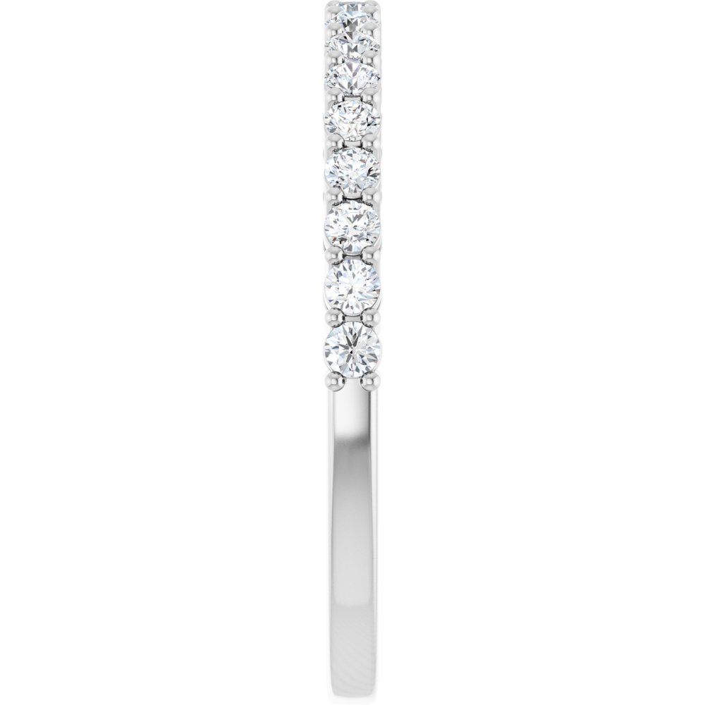 14K White 1/3 CTW Natural Diamond Anniversary Band