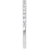 14K White Gold 1/3 CTW Natural Diamond Anniversary Band