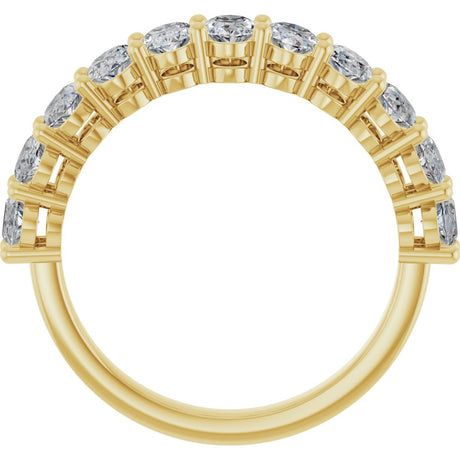 14K Yellow Gold 2 3/4 CTW Lab-Grown Diamond Anniversary Band