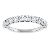 14K White Gold 1 CTW Lab-Grown Diamond Anniversary Band