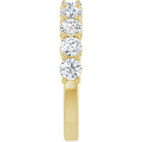 14K Yellow Gold 1 1/2 CTW Lab-Grown Diamond Anniversary Band