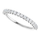 14K White 1/3 CTW Natural Diamond Anniversary Band