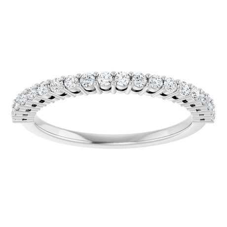 14K White Gold 1/3 CTW Lab-Grown Diamond Anniversary Band