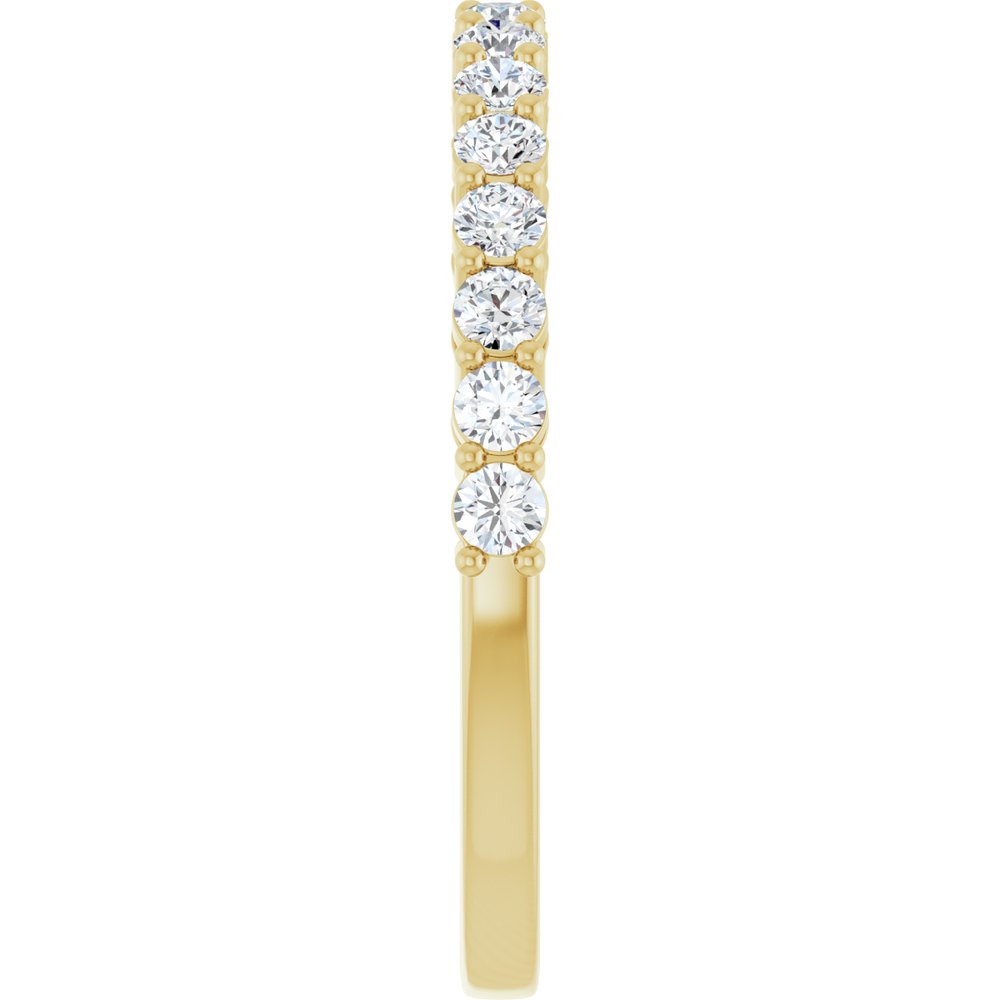 14K Yellow 1/2 CTW Lab-Grown Diamond Anniversary Band