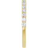 14K Yellow 1/2 CTW Lab-Grown Diamond Anniversary Band