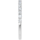 14K White Gold 1/2 CTW Lab-Grown Diamond Anniversary Band