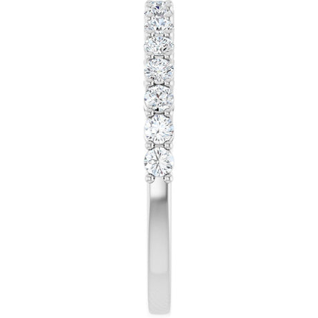 14K White Gold 1/2 CTW Lab-Grown Diamond Anniversary Band
